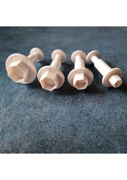 4 Adet Altıgen Tarzı 4 Adet Geometri Çerez Kesici Plastik Dikdörtgen Sugarcraft Dekor Fondan Kesici Altıgen Kurabiye Kalıbı Pudra Şekeri Pişirme Araçları Gyh (Yurt Dışından) indirimleri