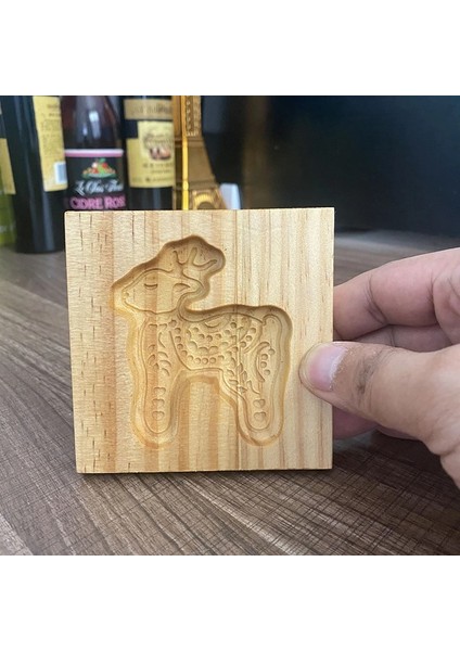 D Stili Dıy Ahşap Çerez Kesici Kalıp Basın 3D Kek Kabartma Pişirme Kalıp Araçları Gül Çiçek Zencefilli Kurabiye Bisküvi Çerez Damga Fırın Yeni (Yurt Dışından)