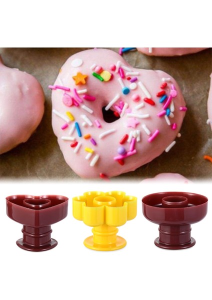 7cm Tarzı 4 Tipi Plastik Donut Kek Makinesi Kalıp Ev Partisi Tatlılar Kesici Fondan Kesme Dıy Donut Kalıp Pasta Hamur Işleme Araçları (Yurt Dışından) fiyatları