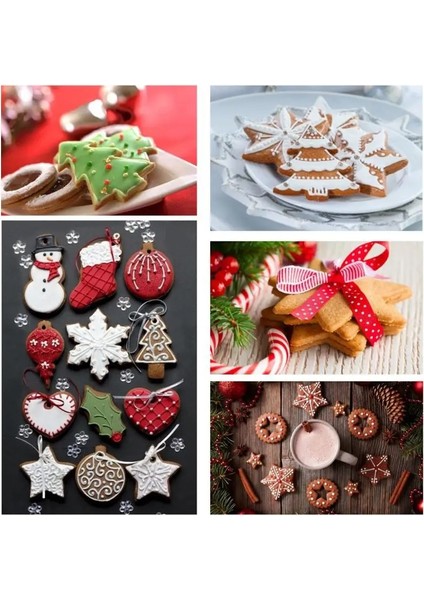 4 Adet Gri Stil 4 Adet Dıy Noel Ağacı Kardan Adam Plastik Pişirme Kalıp Mutfak Bisküvi Kurabiye Kesici Pasta Piston Fondan Kek Dekorasyon Araçları (Yurt Dışından) indirimleri