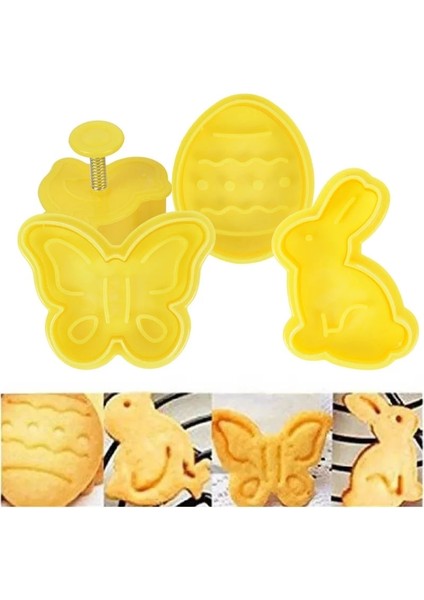 B02 Stili Paskalya Kurabiye Kalıbı Hayvan Tavşan Yumurtaları Fondan Bisküvi Kesici Ev Bahar Paskalya Günü Partisi Için Kek Dekor Dıy Pişirme Aracı (Yurt Dışından) modelleri