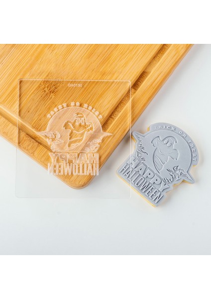 P Stili Cadılar Bayramı Kek Çerez Kesici Kalıp Basın Damgası Embosser Kesici Akrilik Fondan Şeker Zanaat Kek Kesici Cadılar Bayramı Pişirme Dekor Için (Yurt Dışından)