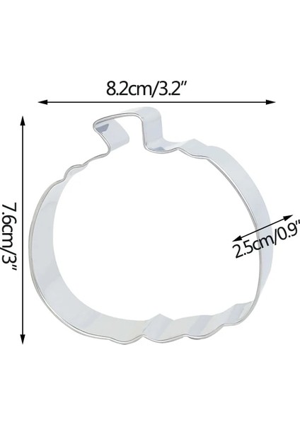 B07-1 Adet Tarzı Cadılar Bayramı Dekor Çerez Kesici Kabak Hayalet Cadı Paslanmaz Çelik Bisküvi Kek Kalıbı Cadılar Bayramı Partisi Için Ev Pişirme Araçları (Yurt Dışından)