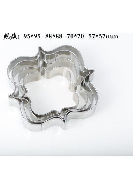 No.3 Tarzı Et Avrupa Düğün Çerçeve Metal Çerez Kesiciler Bisküvi Paslanmaz Çelik Aletler Mutfak Pişirme Kalıbı E650 (Yurt Dışından) modelleri