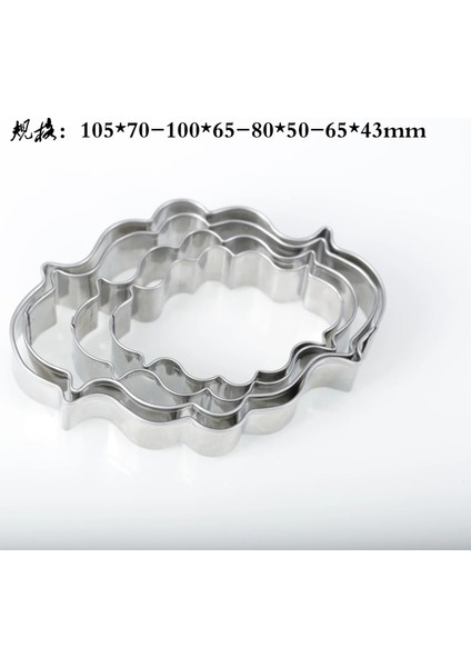 No.3 Tarzı Et Avrupa Düğün Çerçeve Metal Çerez Kesiciler Bisküvi Paslanmaz Çelik Aletler Mutfak Pişirme Kalıbı E650 (Yurt Dışından) fırsatları