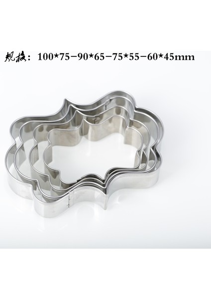 No.3 Tarzı Et Avrupa Düğün Çerçeve Metal Çerez Kesiciler Bisküvi Paslanmaz Çelik Aletler Mutfak Pişirme Kalıbı E650 (Yurt Dışından) indirimleri