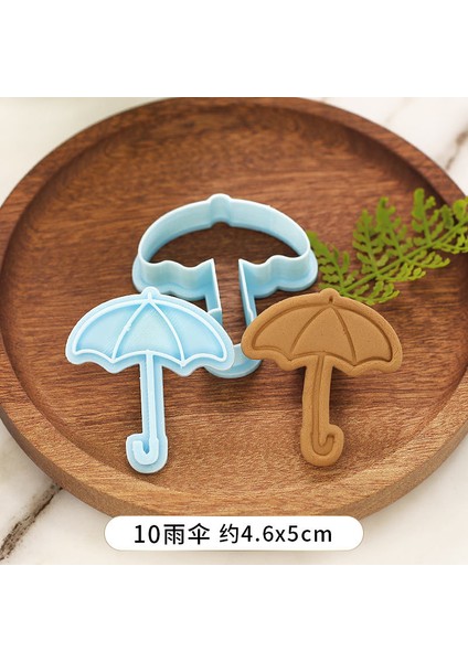 STIL10 Stil Kawaii Otoro Kurabiye Kalıbı Karikatür Anime Pişirme Aksesuarları Noel Çocuk Hediye Tam Set 3D Presleme Bisküvi Kalıbı (Yurt Dışından)