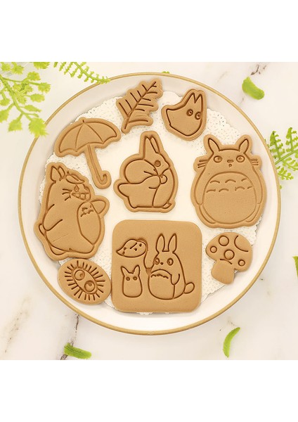 STIL10 Stil Kawaii Otoro Kurabiye Kalıbı Karikatür Anime Pişirme Aksesuarları Noel Çocuk Hediye Tam Set 3D Presleme Bisküvi Kalıbı (Yurt Dışından) fiyatları