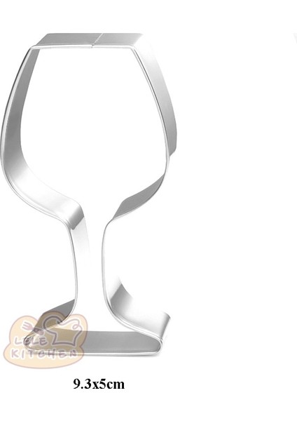 Şarap Kadehi 1 Stil 1 Adet Düğün Şarap Cam Şampanya Şişesi Metal Çerez Kesici Fondan Kek Dekor Bisküvi Çikolata Kalıp Pasta Araçları (Yurt Dışından)