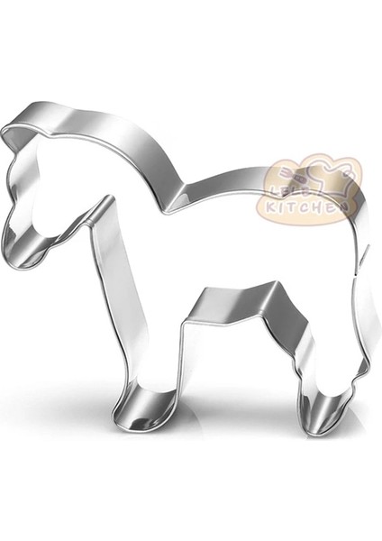 H333 Stili 3D At Çerez Kesici Paslanmaz Çelik Hayvan Kurabiye Araçları Pişirme Aksesuarları H331 (Yurt Dışından) fiyatları