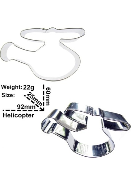 H059 Stili Aerocraft Serisi, Helikopter, Ufo, Savaşçı, Dev Bombacılar, Sebzeler Meyveli Pasta Süsleme Fondan Aletleri, Kurabiye Kesici Pişirme Kalıbı (Yurt Dışından)