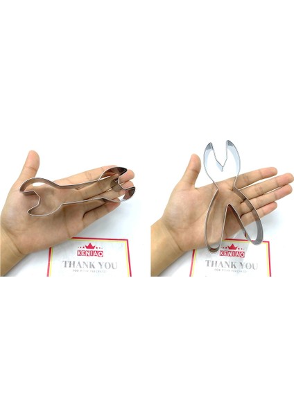 Ingiliz Anahtarı Stili Kenıao Araçları Işçi Bayramı Için Kurabiye Kesici - Çekiç, Ingiliz Anahtarı, Testere - Babalar Günü Bisküvi Fondan Ekmek Kalıbı - Paslanmaz Çelik (Yurt Dışından) indirimleri