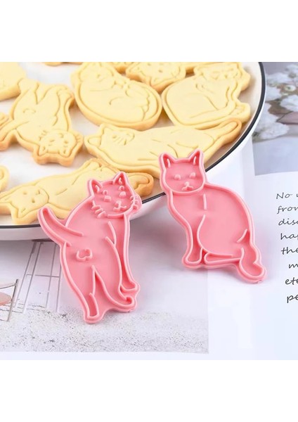 B Tarzı Et 3D Kedi Köpek Bakeware Kurabiye Kalıbı Bisküvi Kalıbı Dıy Karikatür Basın Pişirme Kalıp Doğum Günü Noel Kurabiye Araçları Hediye (Yurt Dışından)