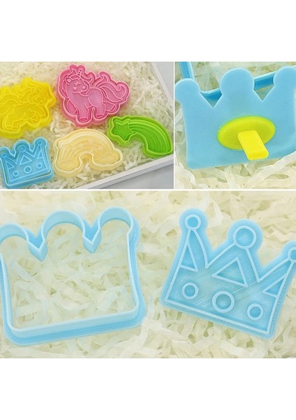 Stil 7 Stil Unicorn Şekli Çerez Kesiciler Plastik 3D Karikatür Basılabilir Bisküvi Kalıbı Çerez Damgası Mutfak Pişirme Pasta Bakeware Aracı (Yurt Dışından) fırsatları