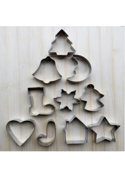 10 Adet Tarzı Et Mickey Mousse Kek Kalıpları Çiçekler Daire Paslanmaz Çelik Kurabiye Kesiciler Bisküvi Fondan Dıy Kek Mutfak Pişirme Aracı (Yurt Dışından)