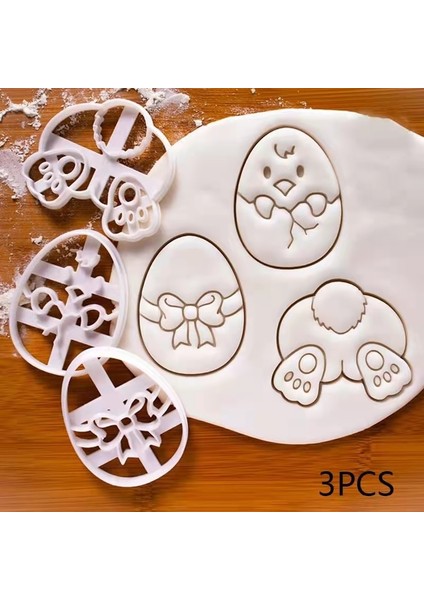 Stil 8 Stil Karikatür Paskalya Yumurtası Kurabiye Kabartma Kalıp Sevimli Tavşan Civciv Şekilli Fondan Buzlanma Bisküvi Kesme Kalıp Seti Pişirme Kek Dekorasyon Aracı (Yurt Dışından) fiyatları