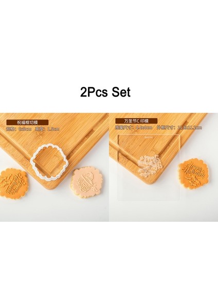 Kırmızı Stil Fondan Kek Mutlu Cadılar Bayramı Embosser Kesici Dıy Akrilik Şeker El Sanatları Basın Bisküvi Kalıp Cadılar Bayramı Partisi Pişirme Dekorasyon Aracı (Yurt Dışından)