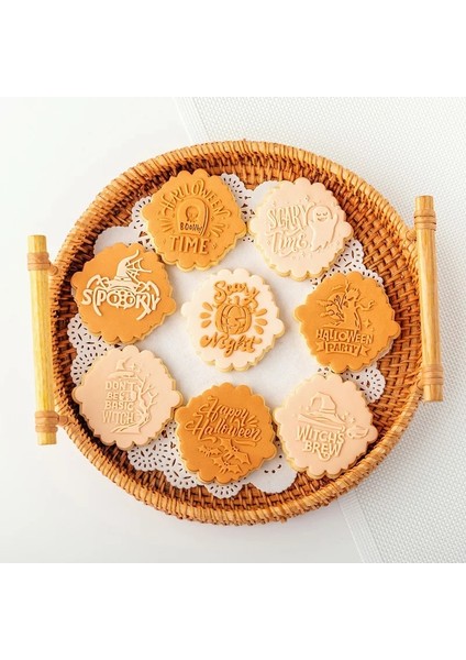 Kırmızı Stil Fondan Kek Mutlu Cadılar Bayramı Embosser Kesici Dıy Akrilik Şeker El Sanatları Basın Bisküvi Kalıp Cadılar Bayramı Partisi Pişirme Dekorasyon Aracı (Yurt Dışından) indirimleri