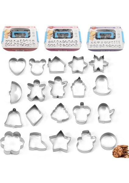 W Stili Çiçek Çerez Kesiciler Araçları Fondan Bisküvi Kesici Kalıp Pasta Kek Formları Zencefilli Kurabiye Evi Noel Pişirme Dekorasyon Araçları (Yurt Dışından)