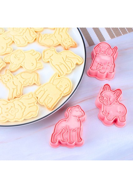 Bayram Kurabiye Kalıp B Tarzı 3D Köpekler Pişirme Için Kurabiye Kesici Kalıp Shar Pei Kalıpları Fondan Kekler Zencefilli Kek Için Kesiciler Kurabiyeler Için Dino Formları Kek Araçları (Yurt Dışından) fırsatları