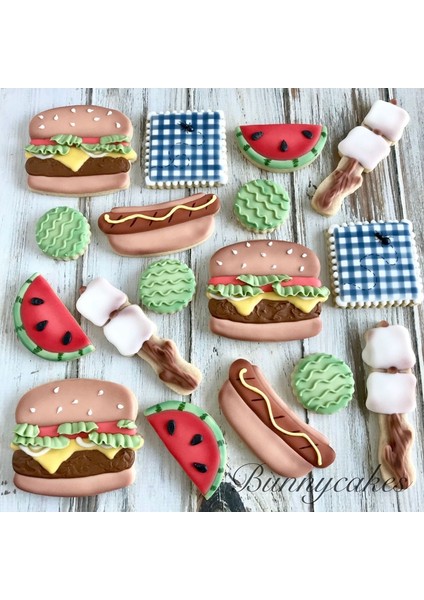 Ekmek Tarzı Atisserie Hamburger Pizza Hot Dog Fondan Kek Dekor Aracı Paslanmaz Çelik Çerez Kesici Metal Bisküvi Kalıp Pastane (Yurt Dışından) modelleri