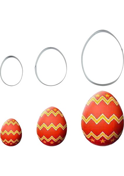 A06 Stili Yumurta Tavşan Şekilleri Paslanmaz Çelik Kalıp Paskalya Mutfak Eşyaları 3D Çerez Kesici Bisküvi Kalıp Dıy Pişirme Dekor Pasta Modelleme Araçları (Yurt Dışından) fırsatları