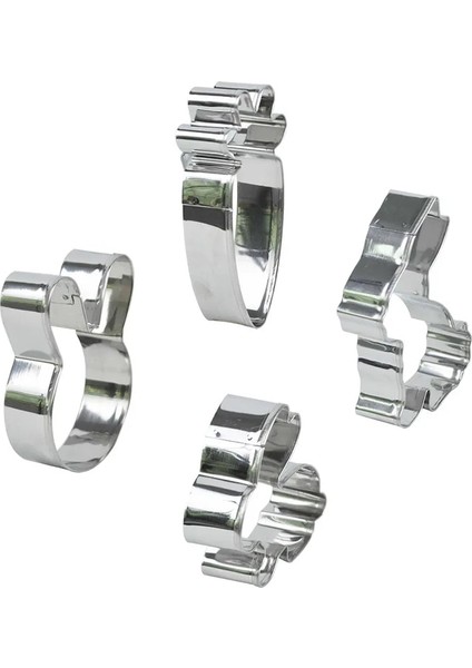 A06 Stili Yumurta Tavşan Şekilleri Paslanmaz Çelik Kalıp Paskalya Mutfak Eşyaları 3D Çerez Kesici Bisküvi Kalıp Dıy Pişirme Dekor Pasta Modelleme Araçları (Yurt Dışından) indirimleri