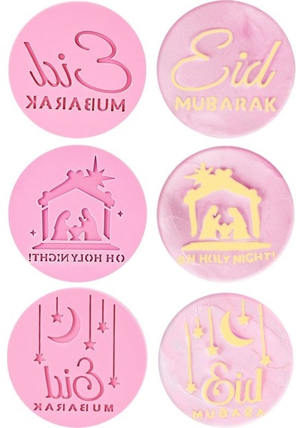 No.9 Tarzı Eid Mubarak Kurabiye Kesici Ay Yıldız Tapınağı Kabartmalı Bisküvi Kalıp Fondan Damga Ramazan Müslüman Parti Dıy Kek Dekorasyon Aracı (Yurt Dışından) modelleri