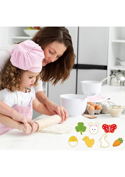 No.5 Tarzı Paskalya Kurabiye Kalıbı Kurabiye Kesici Seti Hayvan Yumurta Tavşan Formu Kurabiye Için Damga Pasta Bisküvi Kesme Fondan Pişirme Kalıbı Için (Yurt Dışından) indirimleri