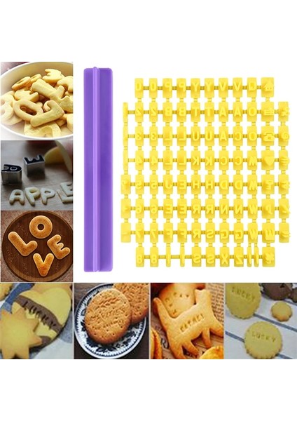 Sarı Stil Alfabe Numarası Mektup Kek Kalıbı Çikolata Kalıbı Dıy Kurabiye Kalıbı Bisküvi Damga Fondan Kalıp Mutfak Alet Kek Dekorasyon Araçları (Yurt Dışından) fırsatları