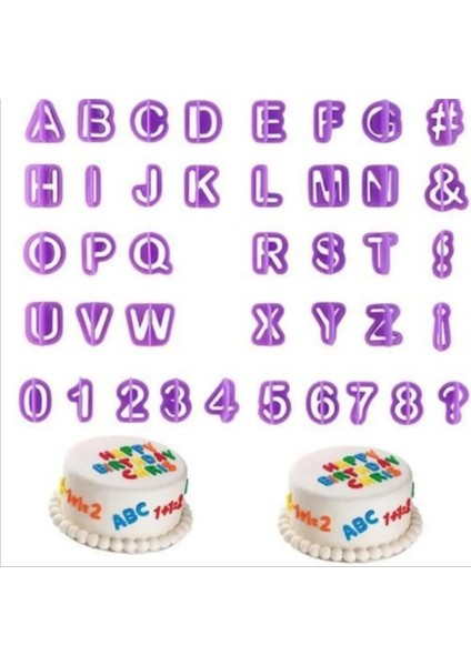 40 Adet Tarzı Lastic Alfabe Harf Numarası Fondan Kek Bisküvi Pişirme Kalıbı Çerez Kesiciler ve Pullar Kek Dıy Alfabe Kalıp Araçları (Yurt Dışından) fiyatları