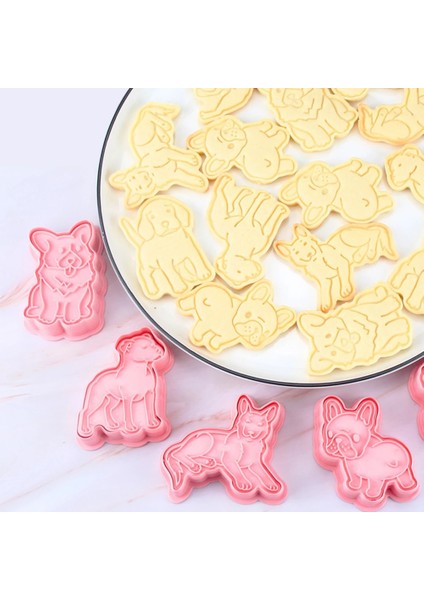 Stil A2 Stili 3D Köpekler Pişirme Için Kurabiye Kesici Kalıp Shar Pei Kalıpları Fondan Kekler Zencefilli Kek Için Kesiciler Kurabiyeler Için Dino Formları Kek Araçları (Yurt Dışından) indirimleri