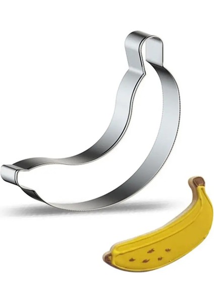 No.13 Tarzı Paslanmaz Çelik Meyve Bisküvi Kalıbı Çerez Kesici Muz Çilek Kalıp Dıy Fondan Pasta Dekorasyon Pişirme Araçları (Yurt Dışından)