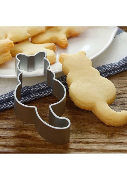 F Stili 1 Adet Sevimli Kedi Şekilli Alüminyum Kalıp Sugarcraft Kek Kurabiye Pasta Pişirme Kesici Kalıp Kek Dekorasyon Araçları Dıy Alüminyum Alaşım (Yurt Dışından) modelleri