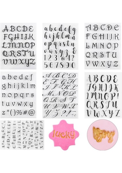 H Tarzı Çerez Kesici Embosser Damga Kek Aracı Mektup Alfabe Yapışkan Dekorasyon Deniz Atı Noel Fondan Kesici Aletler Sugarcraft (Yurt Dışından) modelleri