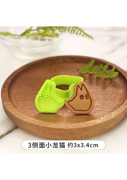 Stil3 Stili Kawaii Otoro Kurabiye Kalıbı Karikatür Anime Pişirme Aksesuarları Noel Çocuk Hediye Tam Set 3D Presleme Bisküvi Kalıbı (Yurt Dışından)