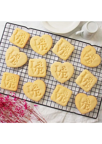 Aşk Tarzı Sevgililer Günü Sandviç Bisküvi Kalıbı 3D Kurabiye Presleme Kalıp Çiçek Aşk Kalp Meyve Hayvan Kedi Noel Şekli Pişirme Kalıbı (Yurt Dışından) fiyatları