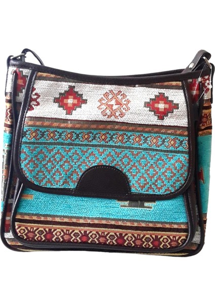 Otantik ve Kilim Desenli Goblen Omuz Çantası fiyatları