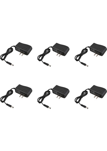 6x Gitar Ücretleri Pedal Şebeke Yedek Güç Kaynağı Ac Adaptörü 9V 1A (Yurt Dışından)