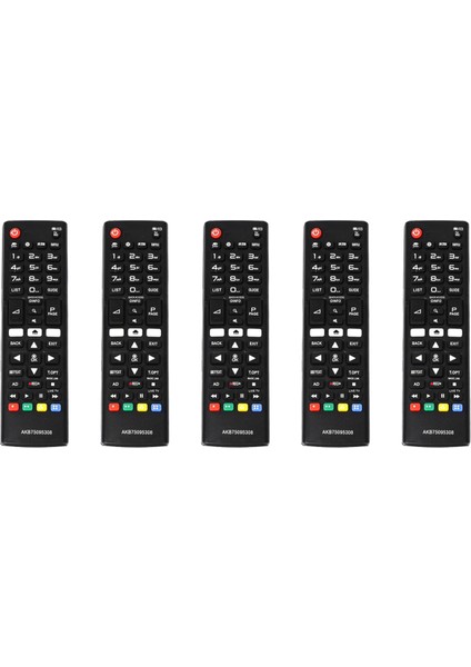 5x AKB75095308 Akıllı Tv Uzaktan Kumanda Ingilizce Lg Değiştirme Hd Akıllı Tv Yeni (Yurt Dışından)