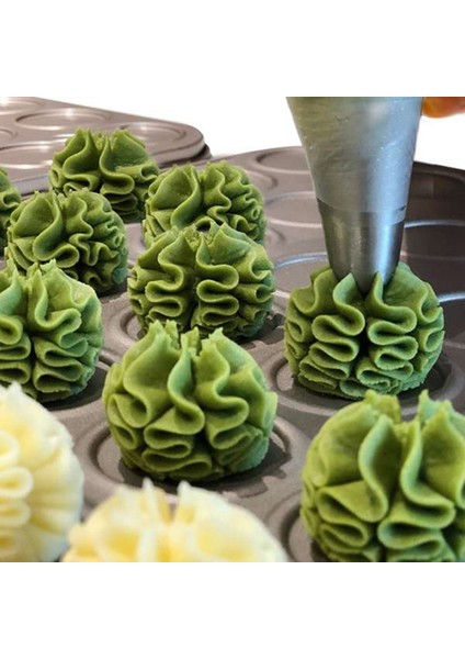 Bakeware Muffin Kek Fırın Tepsisi 15 Delikli Kek Kalıbı Yapışmaz Pişirme Yemekleri Karbon Çelik Fırın Tepsileri Pasta Aracı(A) (Yurt Dışından)
