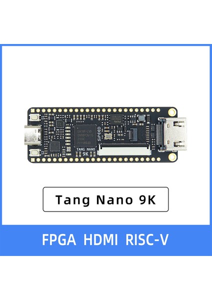 Tang Nano 9k Fpga Geliştirme Kurulu Gowın GW1NR-9 Rısc-V -Uyumlu (Yurt Dışından)
