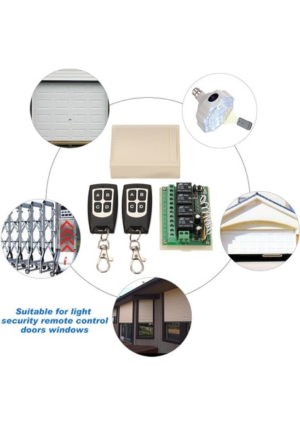12 V 4ch Kanal 433 Mhz Kablosuz Uzaktan Kumanda Anahtarı Entegre Devre 2 Verici Dıy Parçaları Değiştirin Alet Setleri (Yurt Dışından) indirimleri