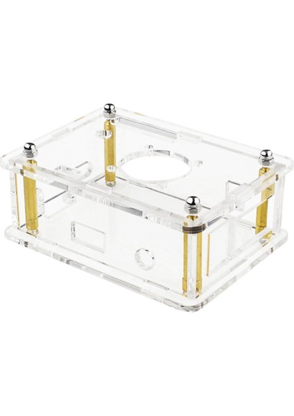 3 Kasa Için Şeffaf Akrilik Kabuk Kutusu Koruma Muhafazası 3 Fansız (Yurt Dışından)