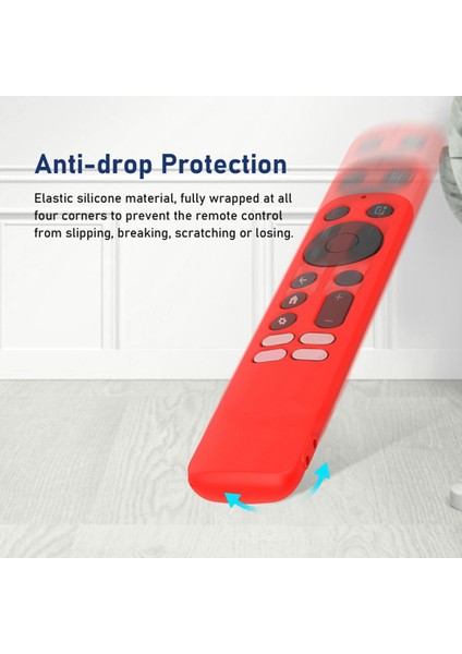 Tv Q2 Pro Için Uzaktan Kumanda Kılıfı Taşınabilir Düşme Önleyici Toz Geçirmez Silikon Tüm Paket Kapak, E (Yurt Dışından)