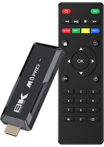 M8 Pro Tv Çubuk Mini Pc 2 GB 16 GB Android 12.1 Akıllı Tv Kutusu Aııwinner H313 2.4g + 5g Çift Bant Wıfı Android Medya Oynatıcı (Yurt Dışından)