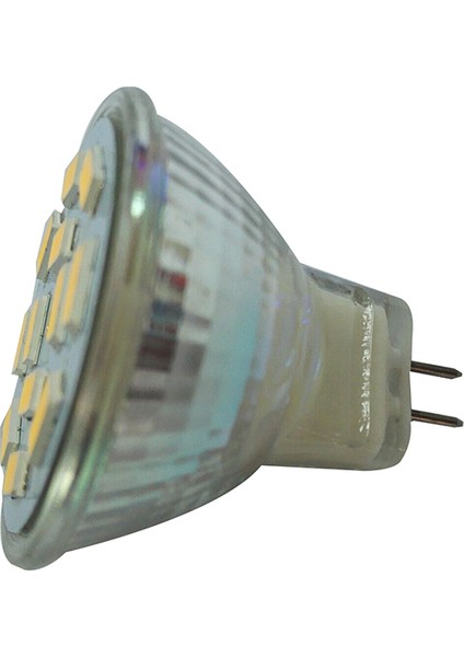 6W GU4(MR11) LED Spot Işığı MR11 12 Smd 5730 570 Dc 12V, Sıcak Beyaz (Yurt Dışından)