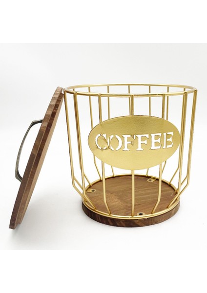 Delikli Kahve Kapsülü Depolama Sepeti Meyve Kahve Pod Organizatör Tutucu Ev Cafe Otel Için Siyah (Yurt Dışından) fiyatları