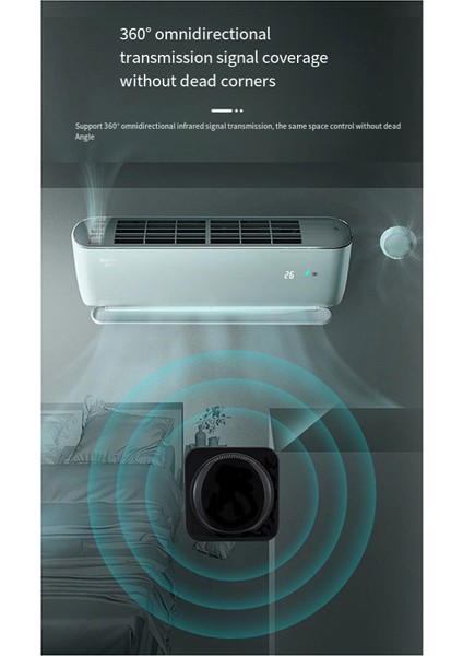 Akıllı Klima Uzaktan Kumandası Akıllı Wifi Uzaktan Kumanda Ses Kontrolü ile Ev Için Ir Uzaktan Kumanda Akıllı Cihazlar (Yurt Dışından)
