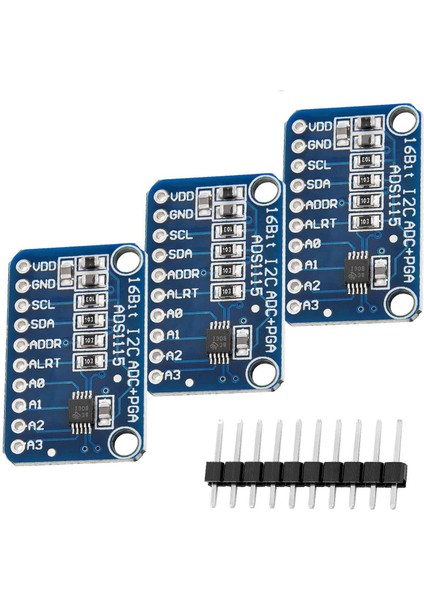 x ADS1115 Adc Modülü 16BIT 4 Kanal Için ve Için (Yurt Dışından)
